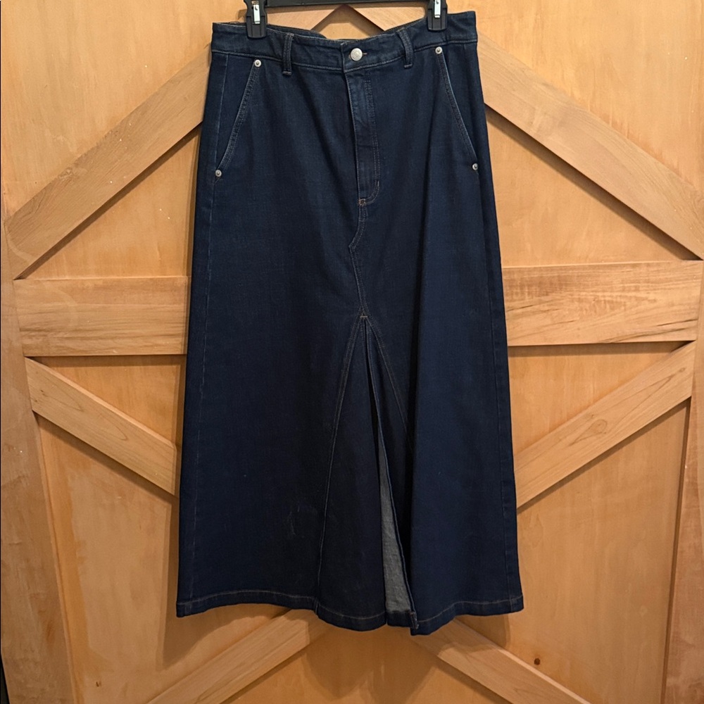 Banana Republic Dark Blue Maxi Skirt